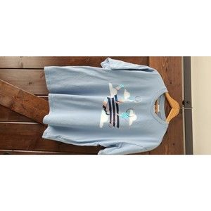 Adidas mens Tshirt light blue XL
